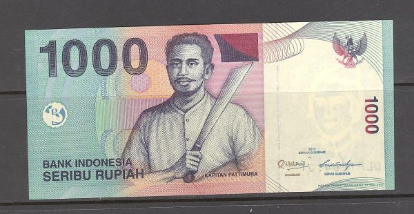 Indonezija 1000 rupijų 2012 m. 1