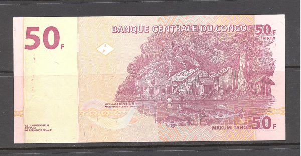 Kongas 50 frankų 2013 m. 2