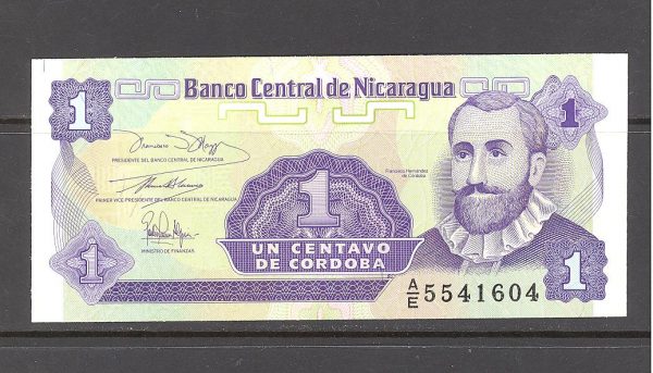Nikaragva 1 kordoba 1991 m. 1