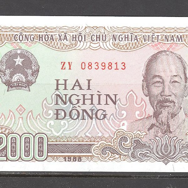 Vietnamas 2000 dongų 1988 m. 1