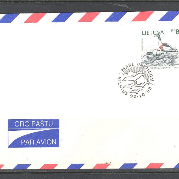 29 Lietuva FDC 1992 m. 2 vnt.