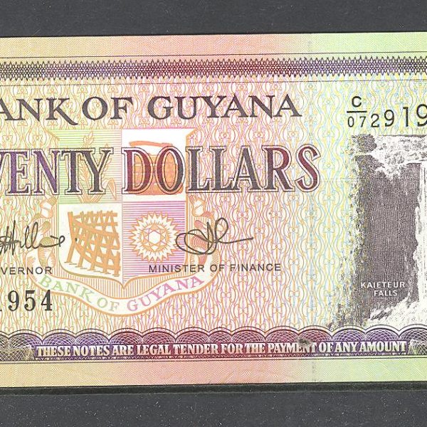 Guyana 20 dolerių 2009 m. 1