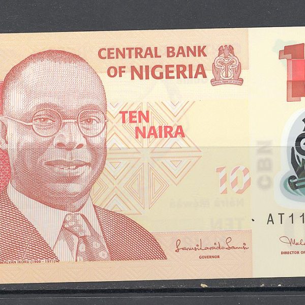 Nigerija 10 nairų 2011 m. 1