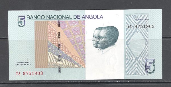 Angola 5 kvanzos 2012 m. 1