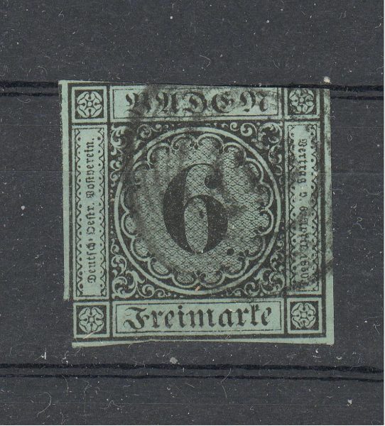 Baden 1851 m. Mi 3a 110 EUR 1
