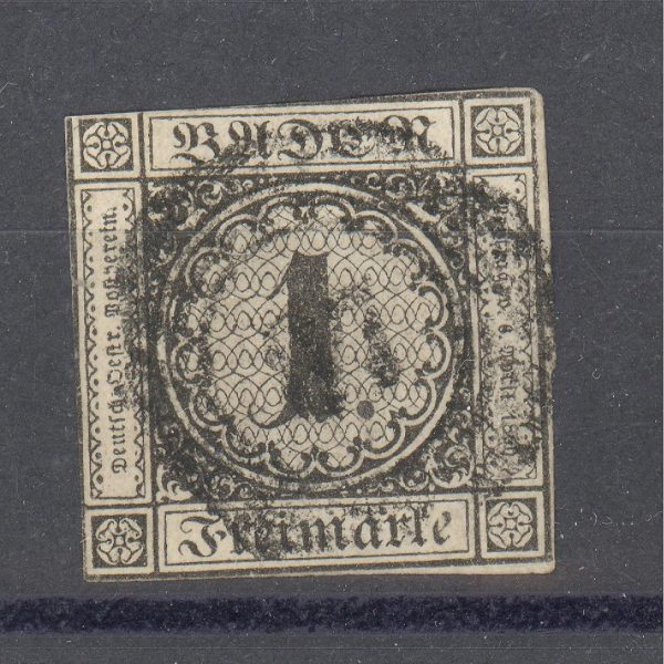 Baden 1853 m. Mi 5 35 EUR 1