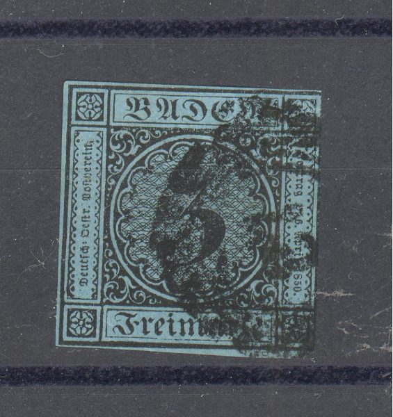 Baden 1858 m. Mi 8 40 EUR 1