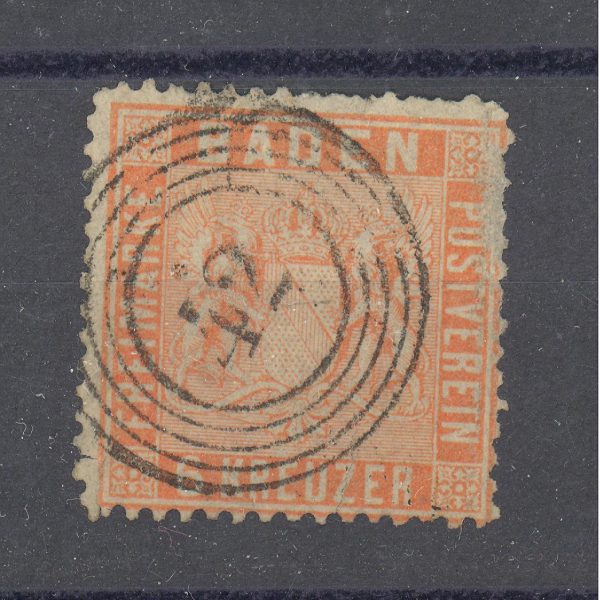 Baden 1860 m. Mi 11a 100 EUR 1