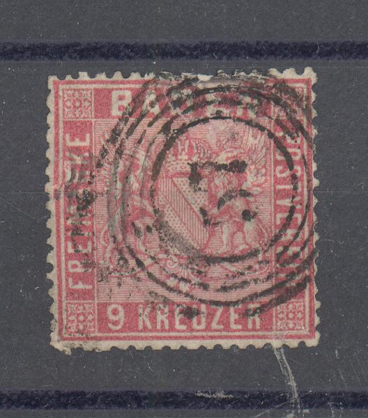 Baden 1861 m. Mi 12 220 EUR 1