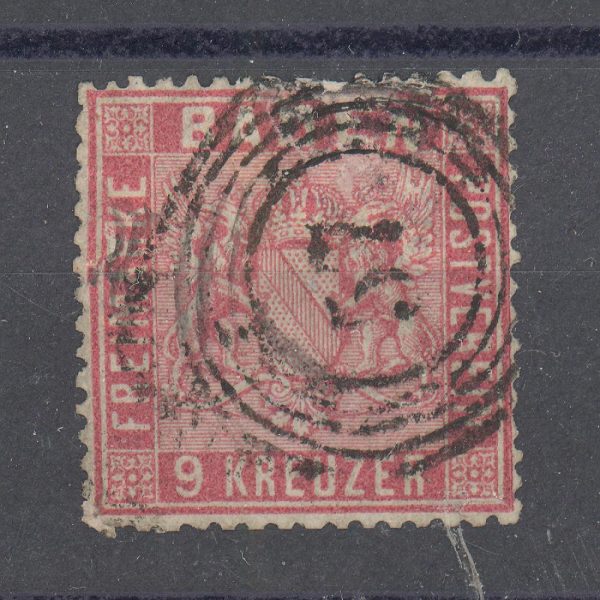 Baden 1861 m. Mi 12 220 EUR 1