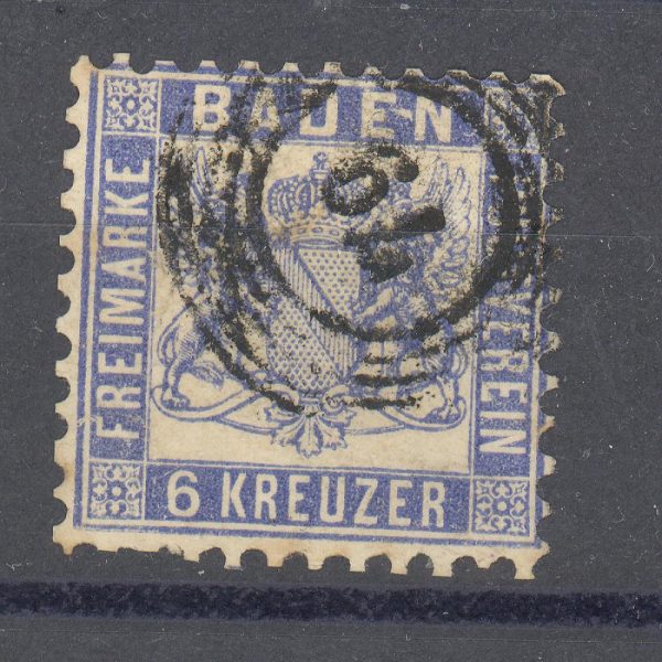 Baden 1864 m. Mi 19a 38 EUR 1