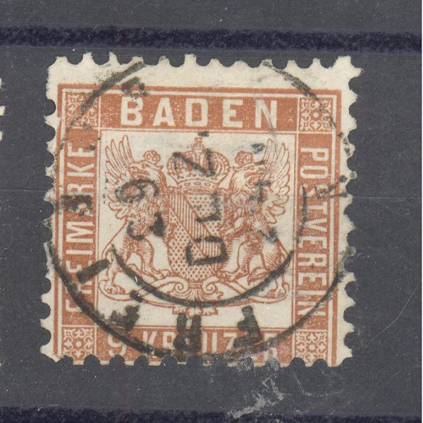 Baden 1864 m. Mi 20ba 65 EUR 1