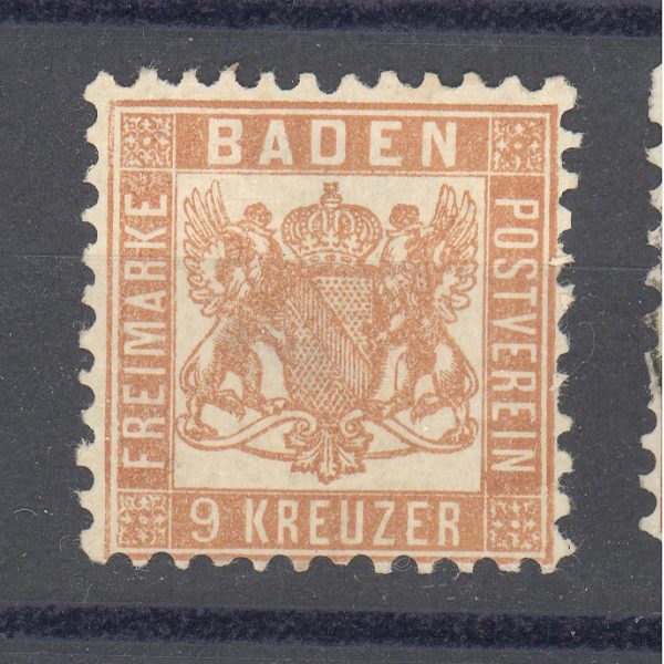 Baden 1866 m. Mi 20a MH 20 EUR 1