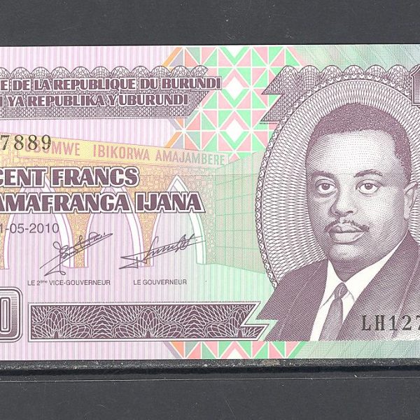 Burundi 100 frankų 2010 m. 1