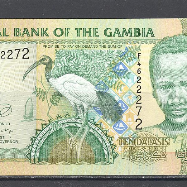 Gambia 10 dalasių 2013 m. 1