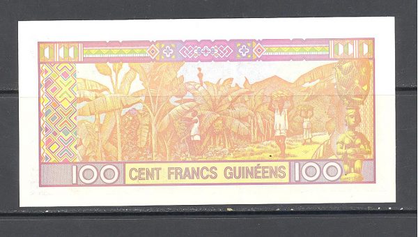 Gvinėja 100 frankų 2012 m. 2