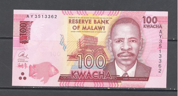 Malawi 100 kvačų 2016 m. 1