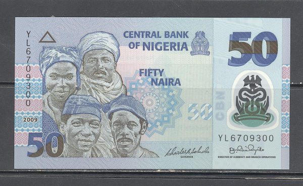 Nigerija 50 nairų 2009 m. 1